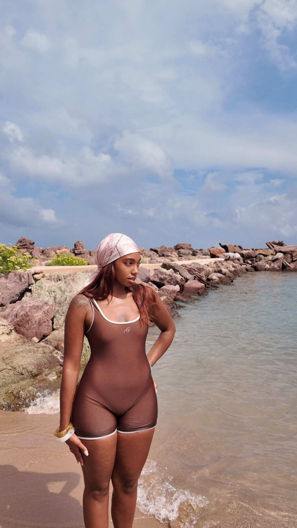 Maillot de bain une pièce - MOCHA - MAISON GRÂCEA